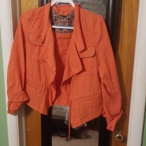 Coral Fashion Jacket